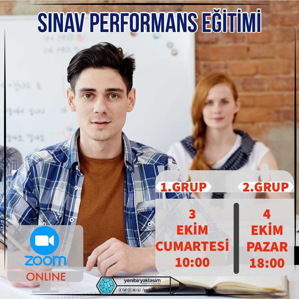 Sınav Performans Eğitimi - 3-4 Ekim 2021 | Yeni Bir Yaklaşım Akademi